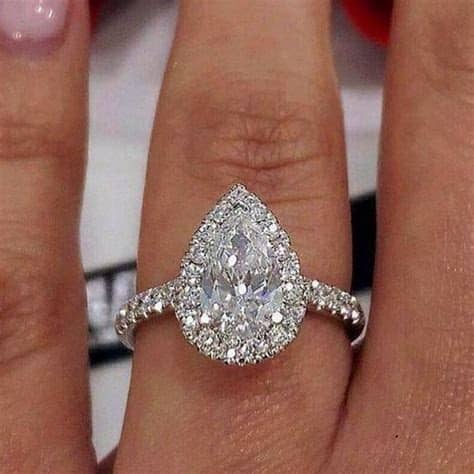 1 Carat Diamond Ring Pear Shape