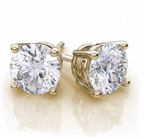 14K Diamond Earrings