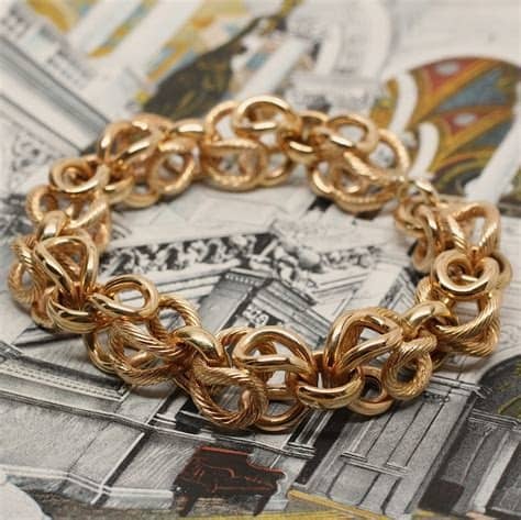 18K Italian Gold Men's Bracelet