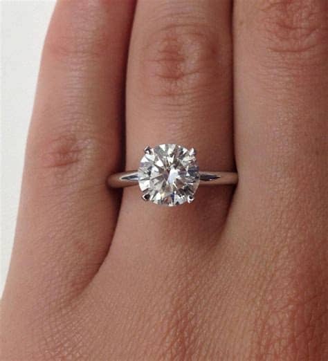 2 Carat 4 Prong Diamond Ring