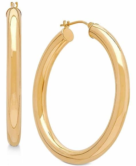 2 Inch Gold Hoop Earrings On Sale