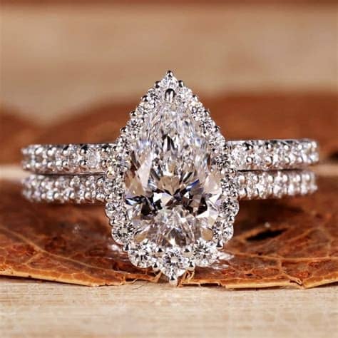 5ct Pear Diamond Ring