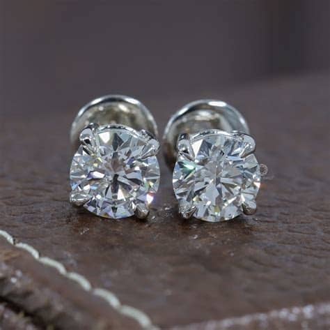 6 Ct Tw Diamond Stud Earrings