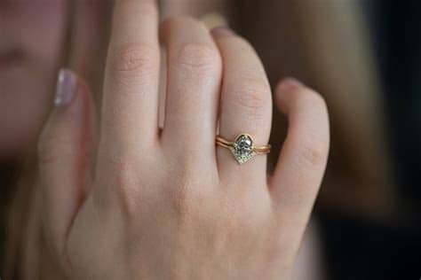 Affordable Salt and Pepper Diamond Ring