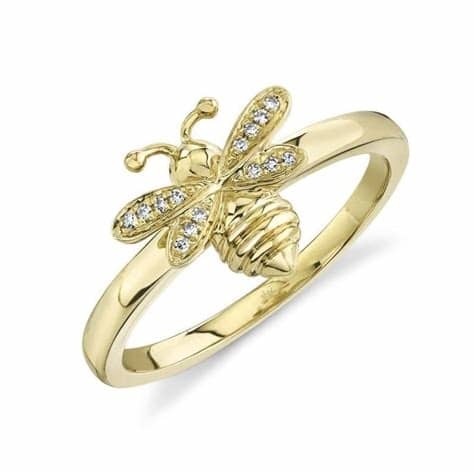 Bee Diamond Ring