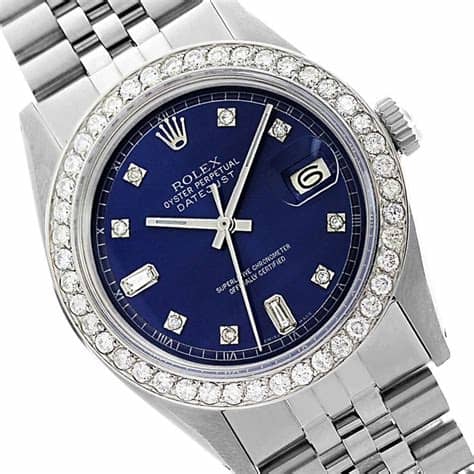 Blue Face Diamond Rolex