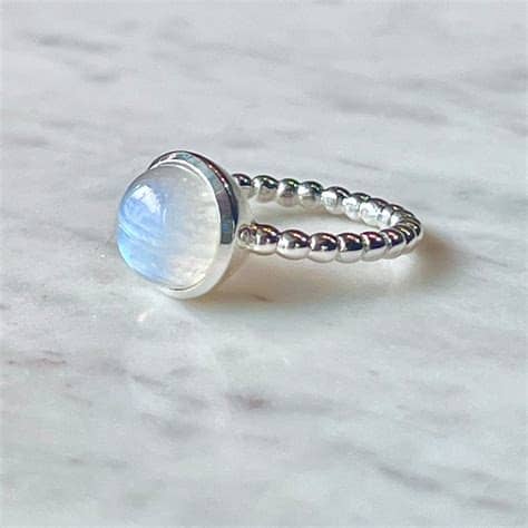 Cabochon Moonstone Ring