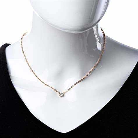 Cartier Diamond Solitaire Necklace