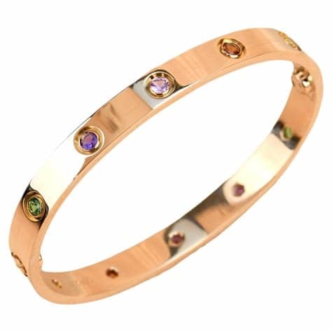 Cartier Multicolor Love Bracelet