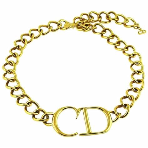 Cd Gold Chain Necklace