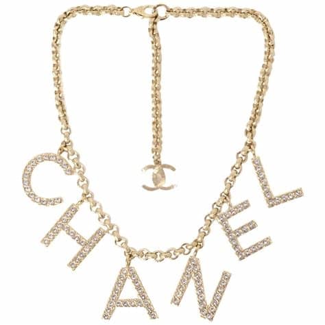 Chanel Name Necklace