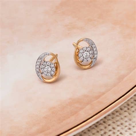 Contemporary Diamond Earrings