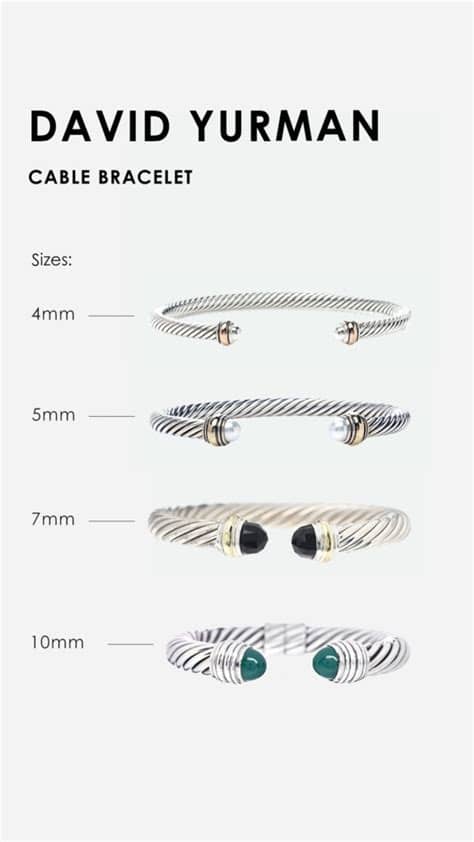 David Yurman Bracelet Sizing