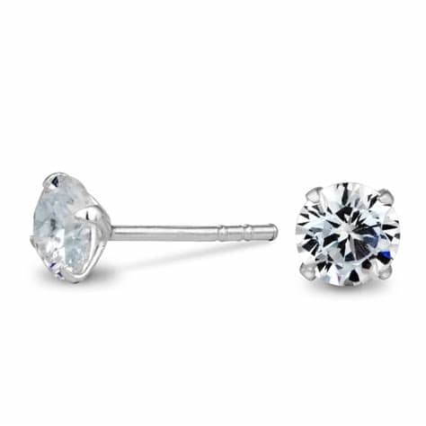 Diamond Stud Earrings That Lay Flat