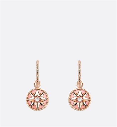 Dior Rose Des Vents Earrings