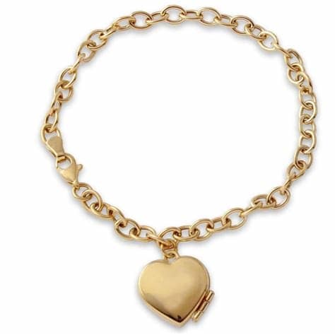 Gold Bracelet With Locket