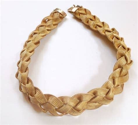 Gold Braided Necklace