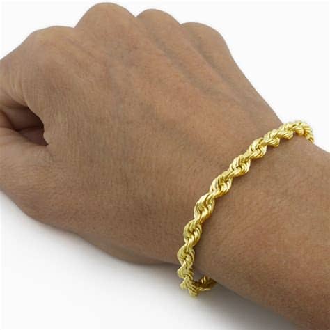 Gold Diamond Cut Bracelets