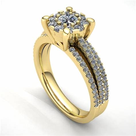 Gold Diamond Rings For Women