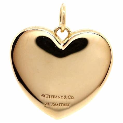 Gold Locket Necklace Tiffany