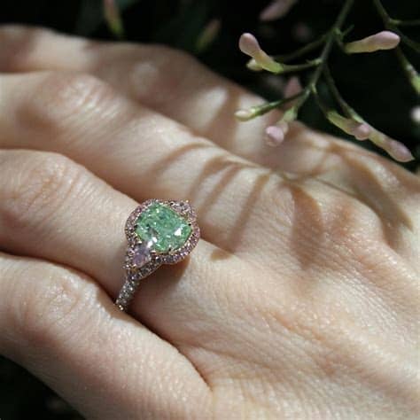 Green Diamond Ring Tiffany