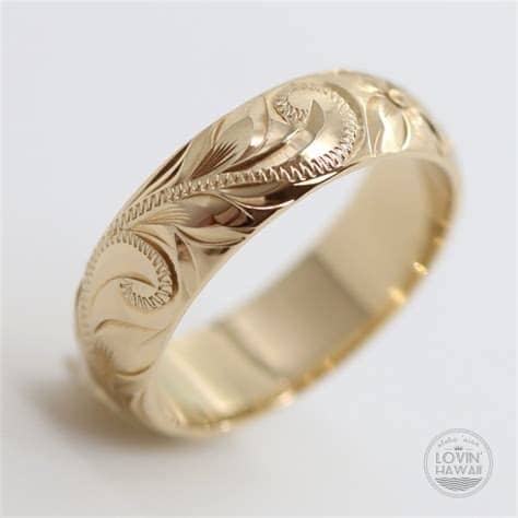 Hawaiian Gold Wedding Rings