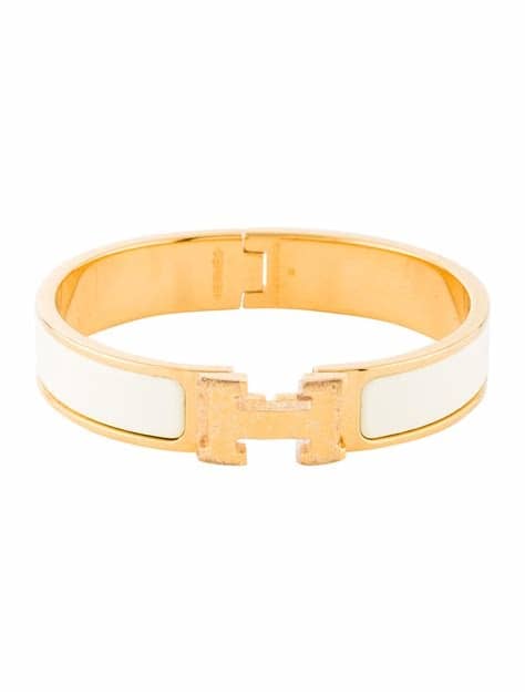 Hermes H Bracelet Gold