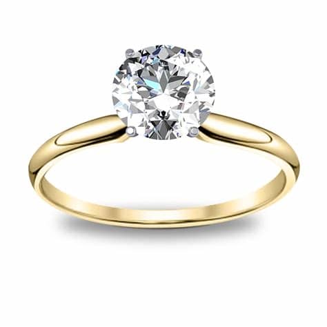 I Carat Solitaire Diamond Ring