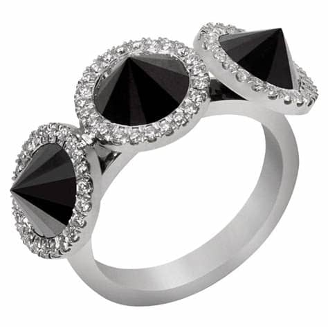 Inverted Diamond Ring