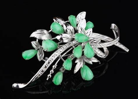 Jade Brooch Jewelry