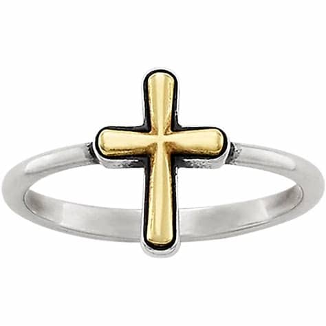 James Avery Ring With Cross