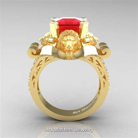 Lion Engagement Ring