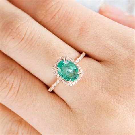 Modern Emerald Engagement Rings