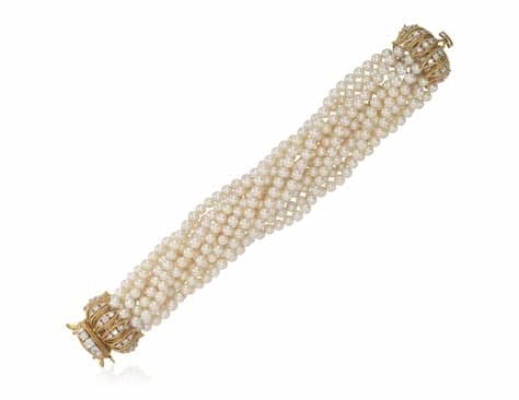 Multiple Strand Pearl Bracelet