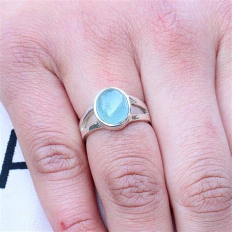 Natural Aquamarine Rings