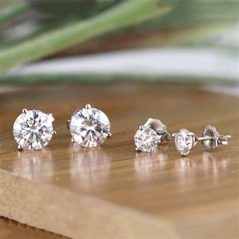 One Half Carat Diamond Stud Earrings