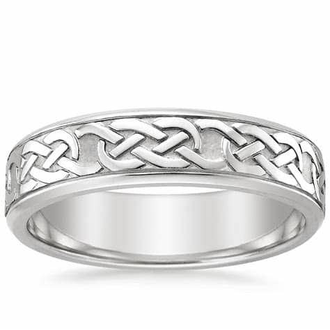 Platinum Knot Ring