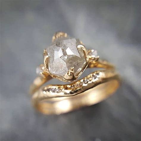 Raw Diamond Rings