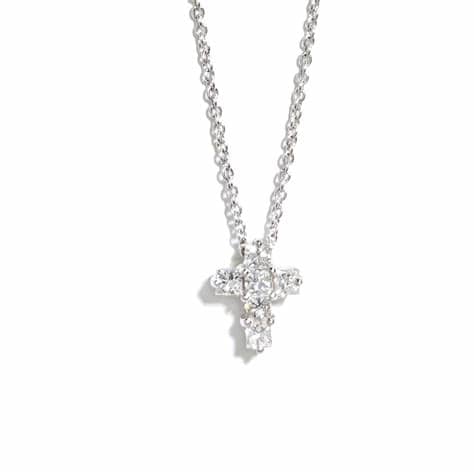 Roberto Coin Tiny Treasures Cross Necklace