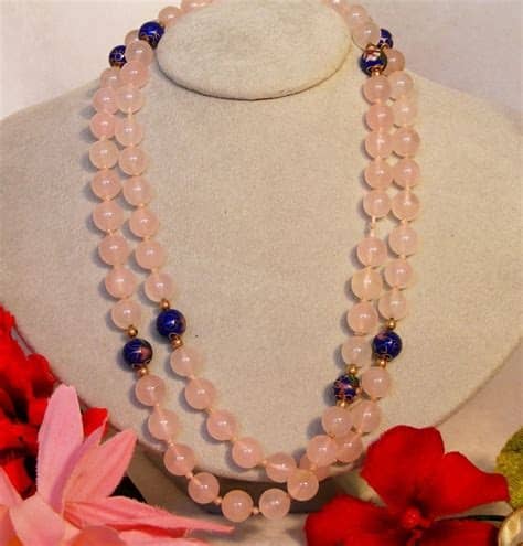 Rose Quartz Beaded Necklaces