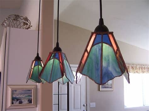 Stained Glass Light Pendant