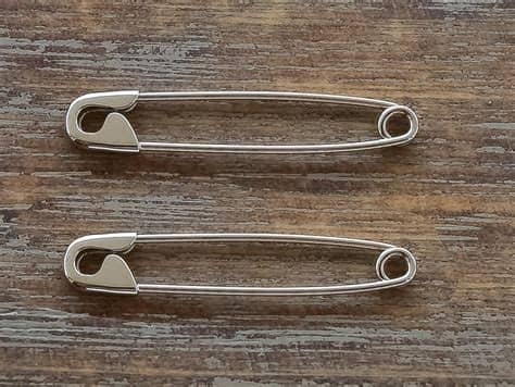 Sterling Silver Safety Pins