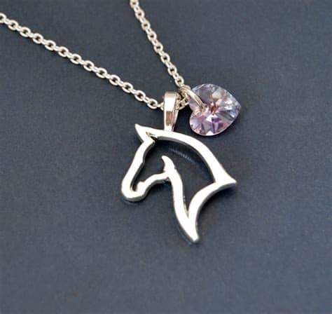 Swarovski Horse Necklace