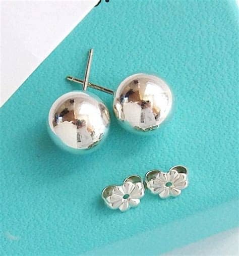 Tiffany And Co Silver Ball Earrings