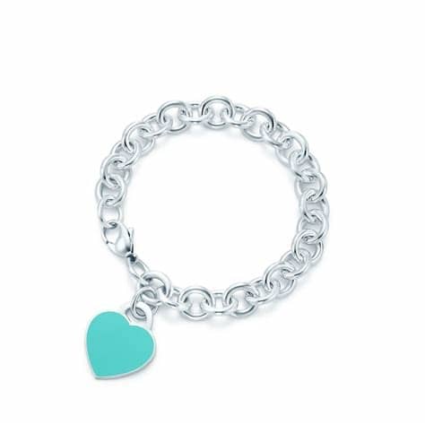 Tiffany Bracelet With Blue Heart