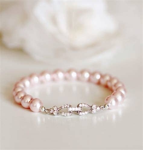 Tiffany Pink Pearl Bracelet