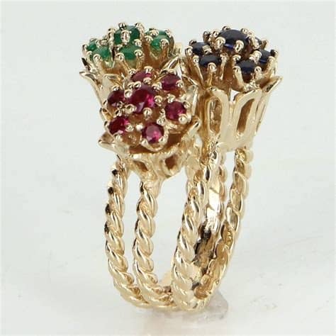 Tulip Rings From The 1980s