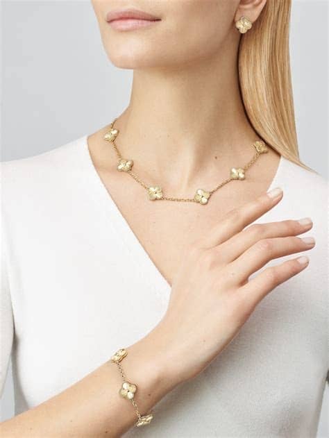 Van Cleef Gold Alhambra Necklace