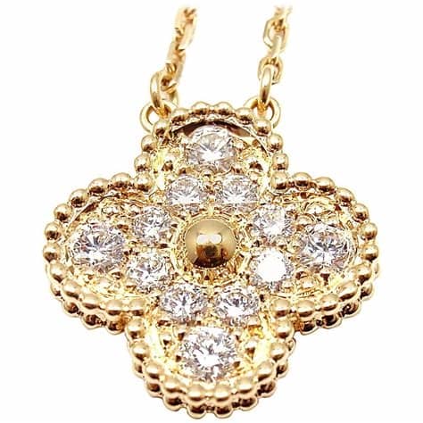 Van Cleef Necklace With Diamond