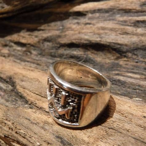 Vintage Silver Mens Ring